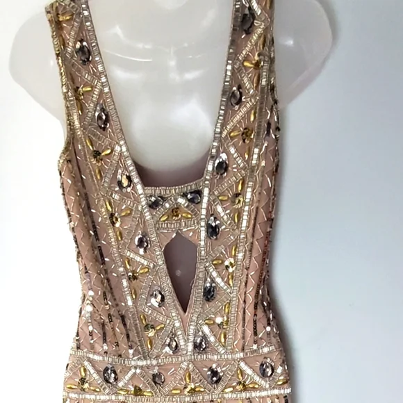 Frock And Frill Beaded Mini Dress - Picture 5 of 8